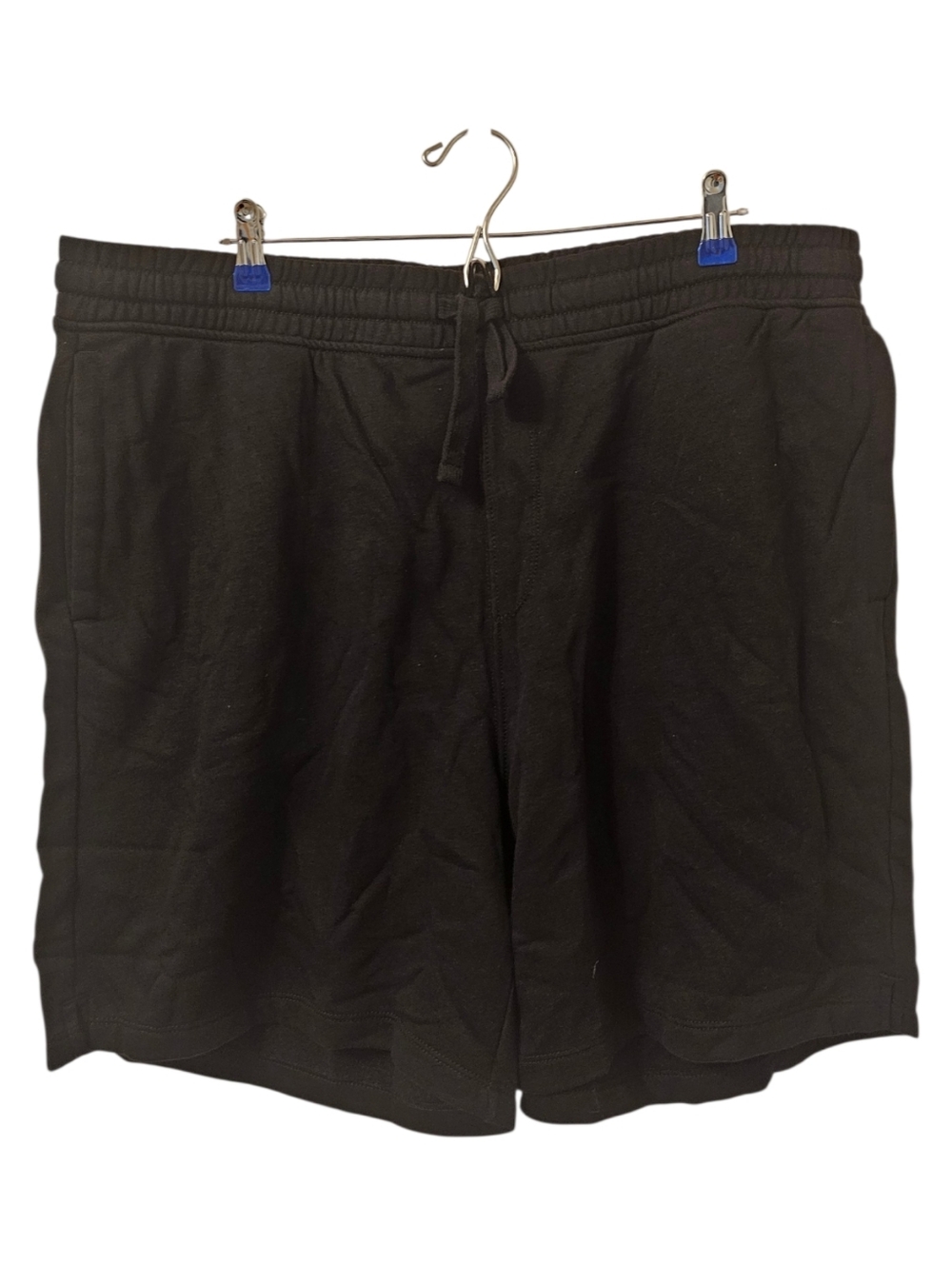 Black Old Navy Men's Garment-Washed Fleece Sweat Shorts